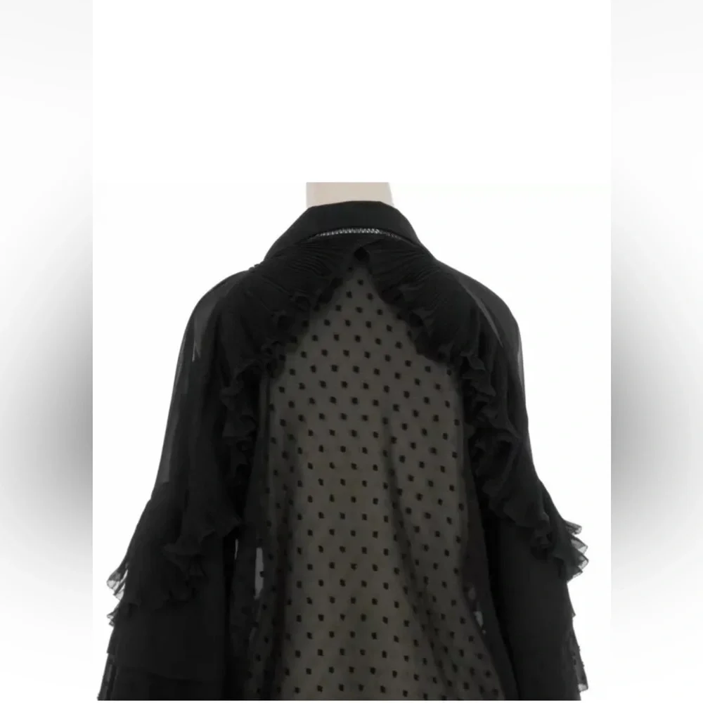 SELF-PORTRAIT Exquisite brand Lace shirt blouse Ruffle long sleeve 🌹 - Picture 4 of 7